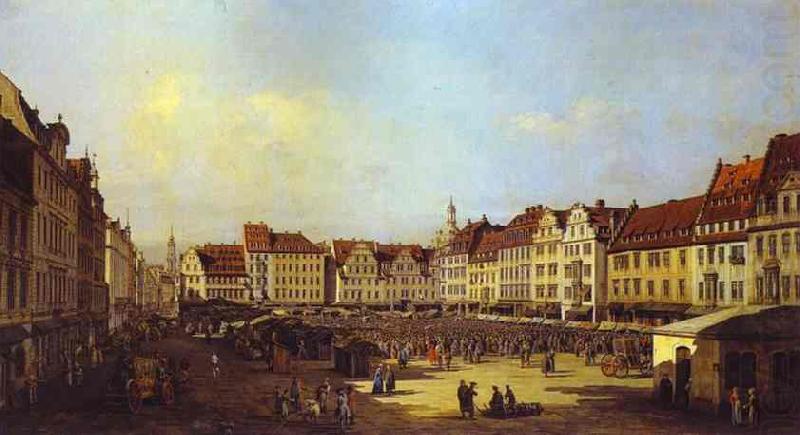 The Old Market Square in Dresden 4, Bernardo Bellotto